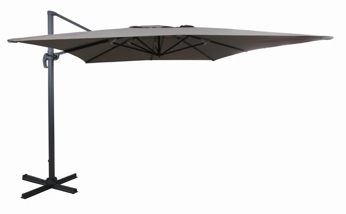 Diamond Cantilever Parasol Taupe 3X4m - image 2