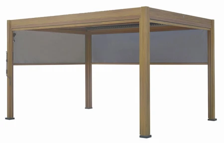 Alfresco Pergola 3X4M Teak Wood Effect - image 2