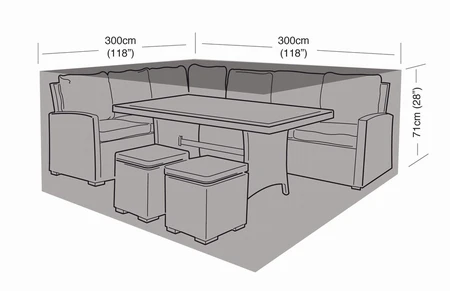 Premium Large Square Casual Dining Cover - image 3