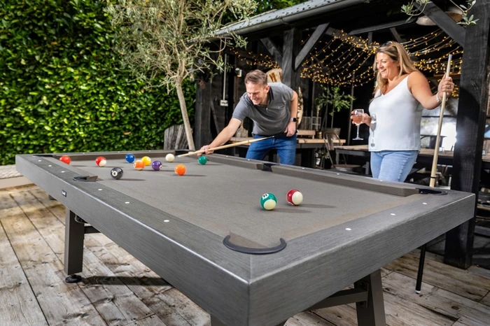 Crucible 6-Seat Dining Pool Table Set - image 2