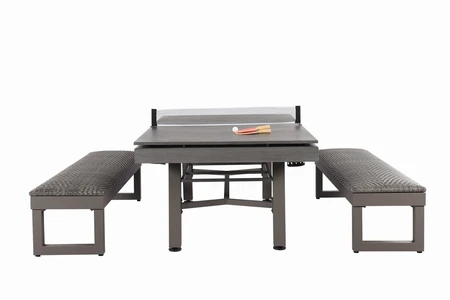 Crucible 6-Seat Dining Pool Table Set - image 3