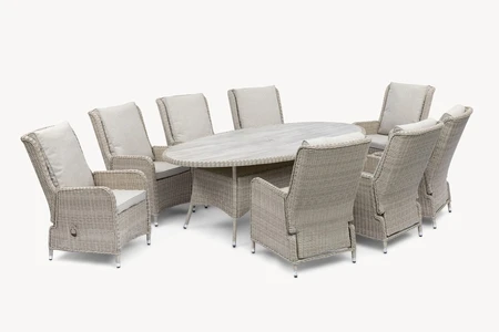 Athens 6 Seat Oval Dining Set - image 7