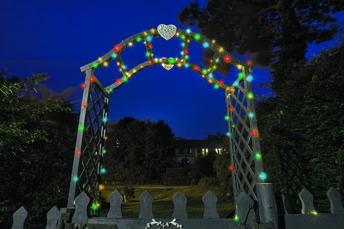 Solar Firefly String Lights 100 Multi Colour - image 2