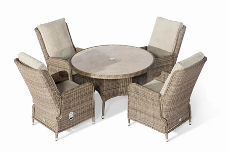 Montreal 4 Seat Round Dining Set 2026 - image 3
