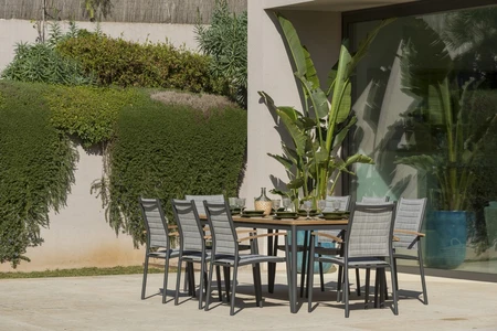 Topaz 8 Seat Rectangular Dining Set - image 1