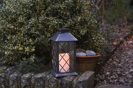St Helens Flickering Candle Lantern Bronze - image 1