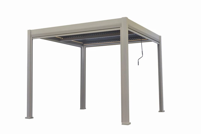 Alfresco Pergola 3X3M Light Oak Wood Effect - image 3