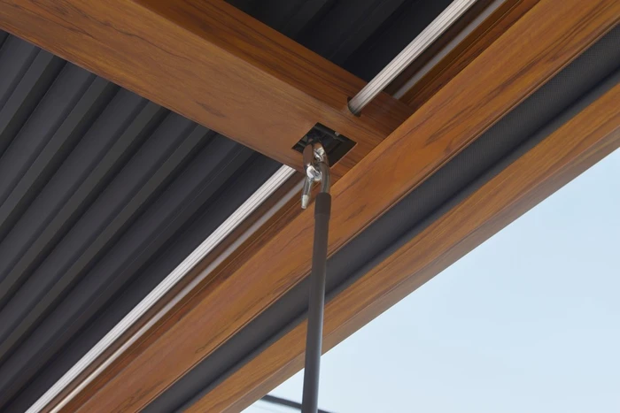 Alfresco Pergola 3X4M Teak Wood Effect - image 5