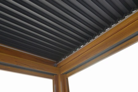 Alfresco Pergola 3X4M Teak Wood Effect - image 7