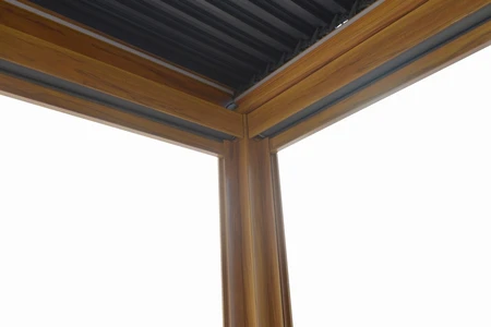 Alfresco Pergola 3X4M Teak Wood Effect - image 5