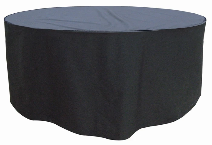 Premium 6 Seater Rnd Furn Cover Black - image 4