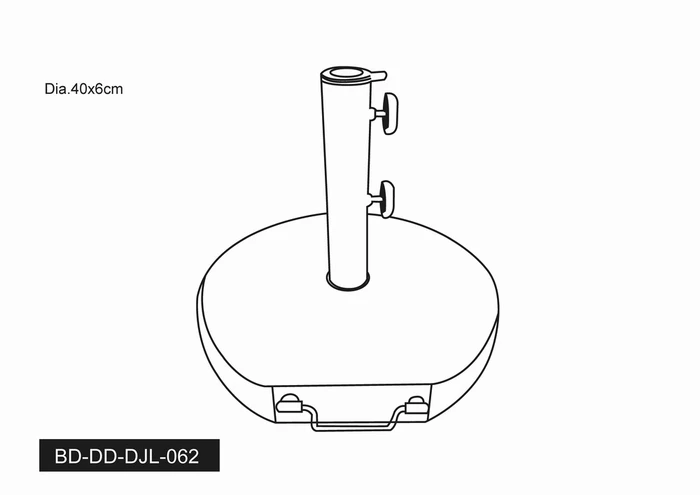 Diamond Distinction Premium Parasol Base Granite 20KG - image 2