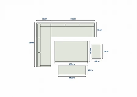 Orlando Corner Dining Set Olive - image 16