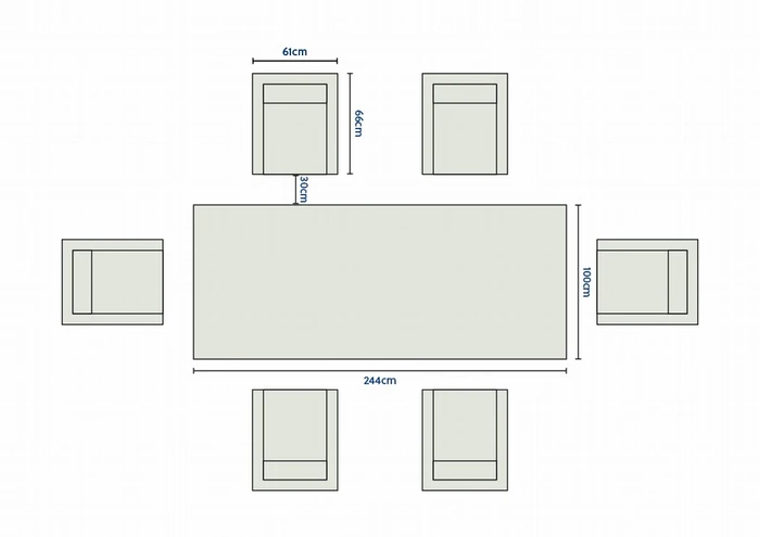 Hudson 8 Seat Dining Set - image 10