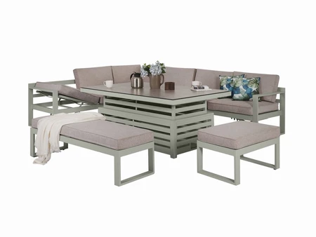 Orlando Corner Dining Set Olive - image 2