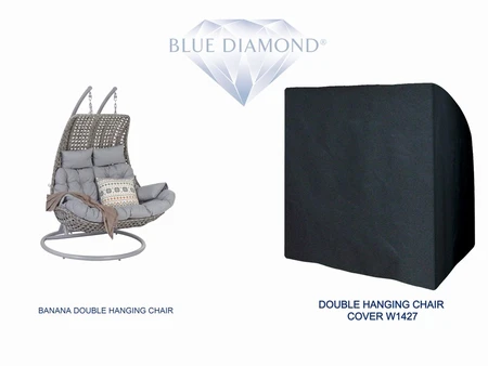 Double Hanging Chair Cover Black - image 2