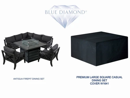 Premium Large Square Casual Dining Cover - image 2