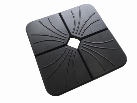 Diamond Distinction Quadrant Parasol Base Black 25Kg - image 2