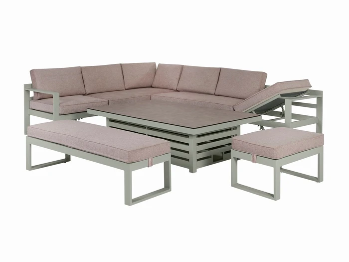 Orlando Corner Dining Set Olive - image 3