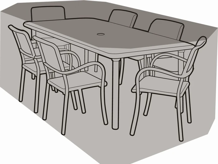 Premium 6 Seat Rect Furniture Cover - image 1