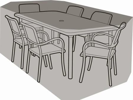 Premium 6 Seat Rect Furniture Cover - image 1