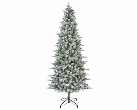 T46 Frosted Sherwood Fir Tree Green 7ft
