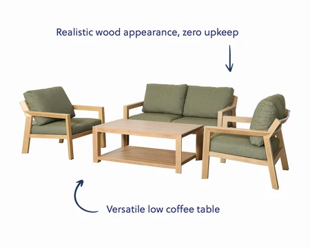 Hudson 2 Seat Lounge Set - image 2