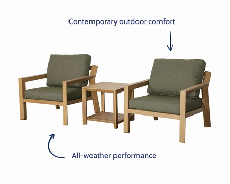 Hudson 5pc Armchair Duo Set - image 2