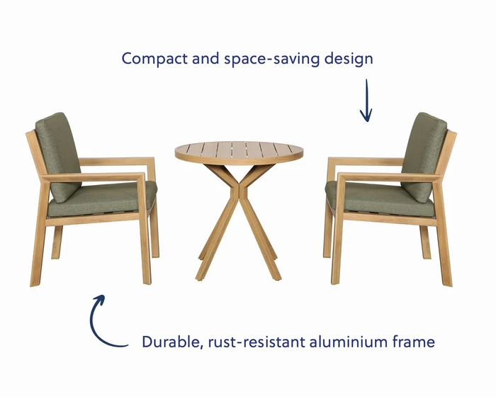 Hudson 3pc Bistro Set - image 5