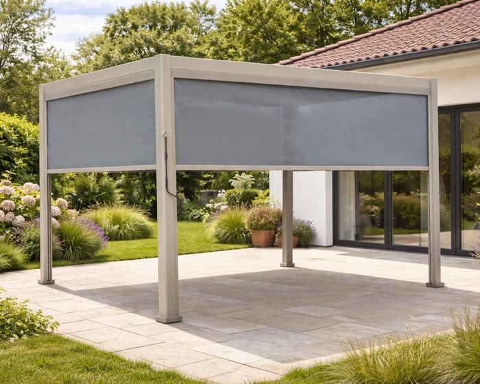 Alfresco Pergola 3X4M Light Oak Wood Effect - image 1