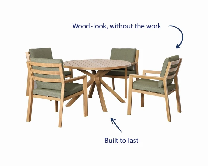 Hudson 4 Seat Round Set - image 4