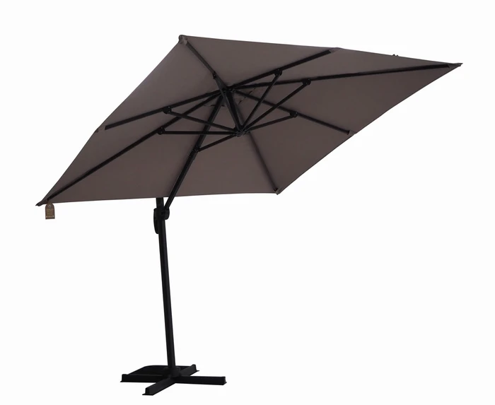 Diamond Cantilever Parasol Taupe 3X3M - image 4
