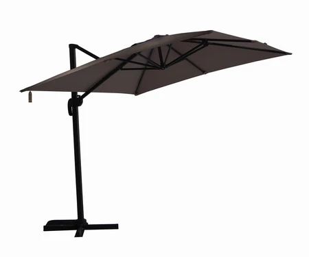 Diamond Cantilever Parasol Taupe 2.5X2.5M - image 2