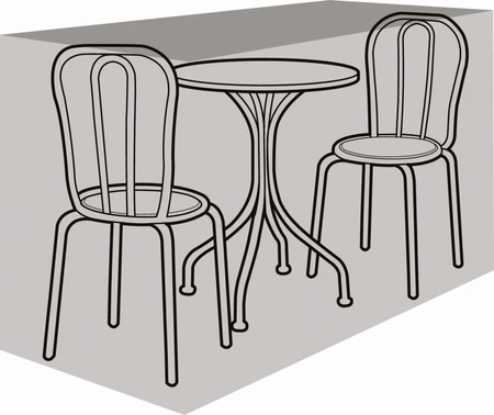 Classic Bbq & Bistro Set Cover Black - image 1