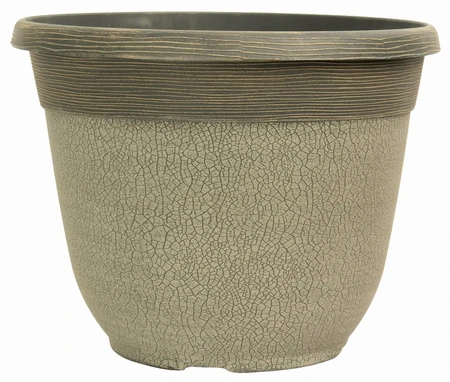 Crackle Planter White 35cm