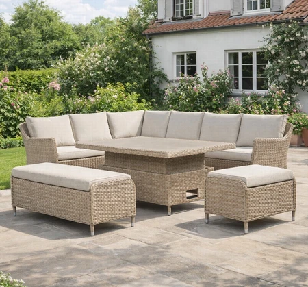 Oakwood Large Corner Dining Set