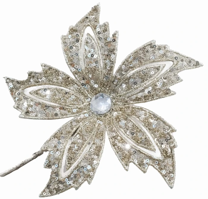 SW Champagne Flower Clip - image 2