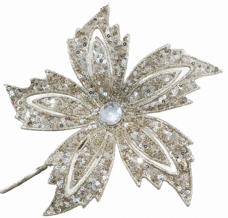 SW Champagne Flower Clip - image 2