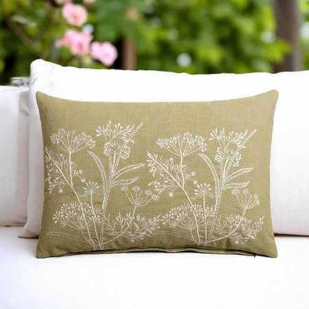 Wild Garden Simple Cushion Sage