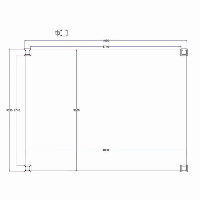 Riviera 4x3 Wood Foil with Blinds and Anthracite Panels - image 2