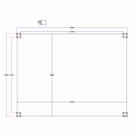 Riviera 4x3 Wood Foil with Blinds and Anthracite Panels - image 2