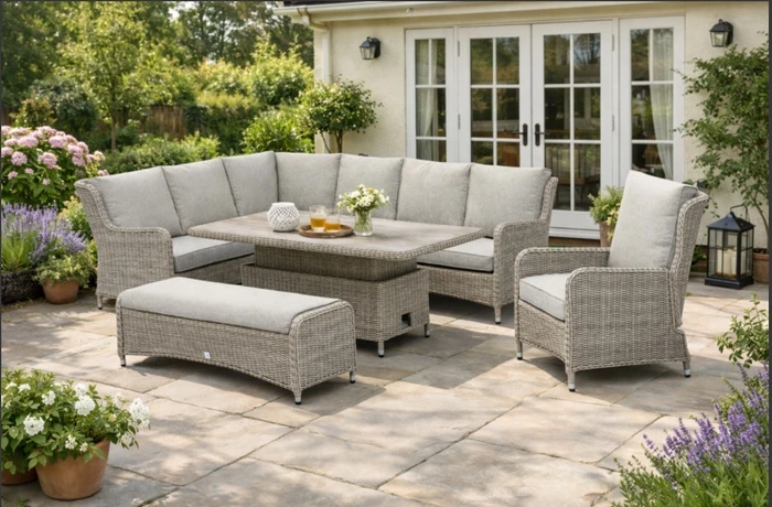 Athens Large Corner Dining Set - image 1