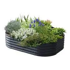 Vegtrug Modular Metal Raised Bed Kit Charcoal