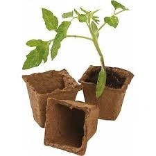 Square Fibre Pots Extra Value Pack 48Pk - image 2