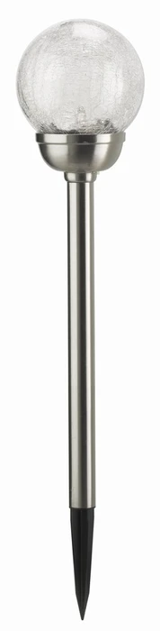 Blue Diamond Decor Crackle Glass Orb Stake - image 5