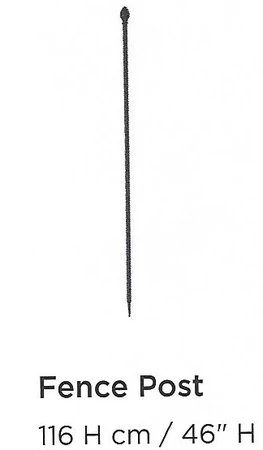 Fence Post Black