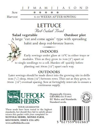 Lettuce Red Salad Bowl - image 2