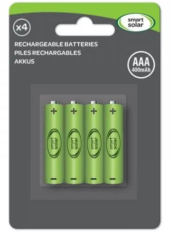 Aaa Rechargeable Batteries 600Mah 4Pk