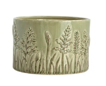 Rye Pot Green 14CM
