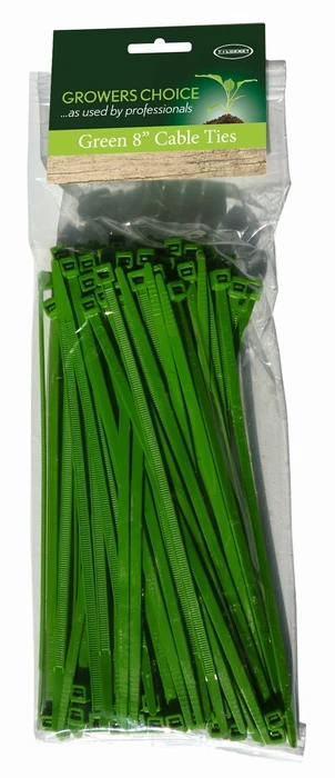 Green Cable Ties 100Pk - image 2
